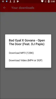 YouRMusic - Youtube music and video downloader android App screenshot 2